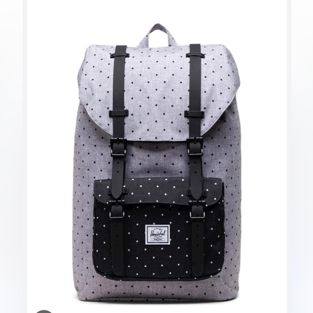 Herschel Supply Company polka dot backpack.